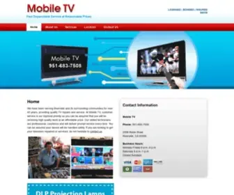 Mobiletelevisionrepair.com(Mobile TV) Screenshot