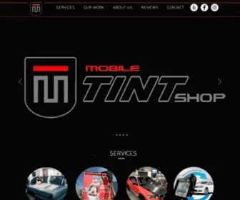 Mobiletintshop.com(Window Tinting Boston) Screenshot