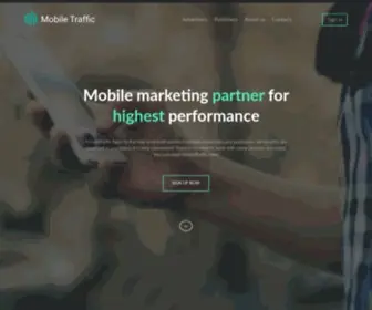 Mobiletraffic.de(Full service mobile performance agency) Screenshot