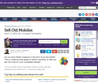 Mobilevaluer.com(Compare mobile phone recycling sites) Screenshot