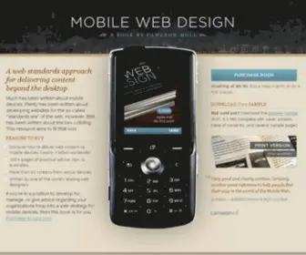 Mobilewebbook.com(Mobile Web Design) Screenshot