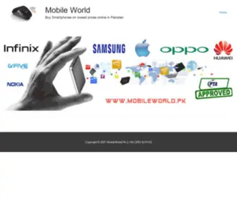 MobileWorld.pk(Buy Smartphones on lowest prices online in Pakistan) Screenshot