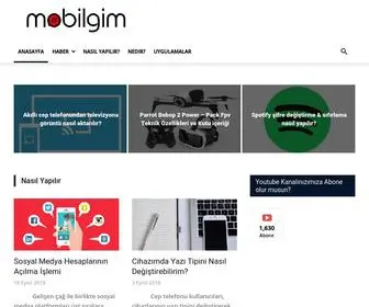 Mobilgim.com(Cihaz, haber, uygulamalar, inceleme ve operatör) Screenshot