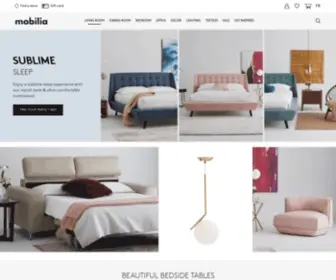 Mobilia.ca(Canadian Modern Furniture Store) Screenshot