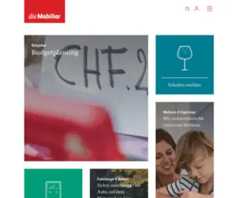 Mobiliar.ch(Versicherungen & Vorsorge in der Schweiz) Screenshot