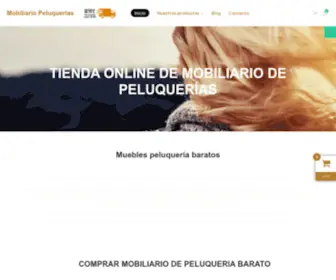 Mobiliariopeluquerias.com(Tienda online Mobiliario Peluquerías) Screenshot