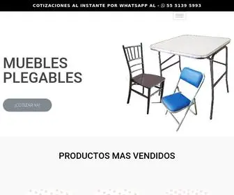 Mobiliarioplegable.com(Somos una Fabrica de Muebles Plegables) Screenshot