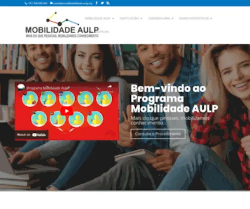 Mobilidade-Aulp.org(Programa Mobilidade AULP) Screenshot