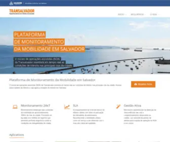 Mobilidadesalvador.com.br(Plataforma de Monitoramento da Mobilidade em Salvador) Screenshot