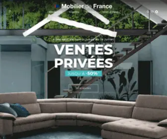 Mobilier-DE-France.com(Magasins de meubles design et haut de gamme) Screenshot