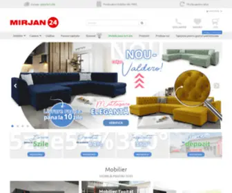 Mobilier-Mirjan24.ro(Magazin online cu mobilă) Screenshot