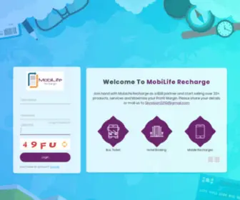 Mobiliferecharge.com(MobiLife Recharge) Screenshot