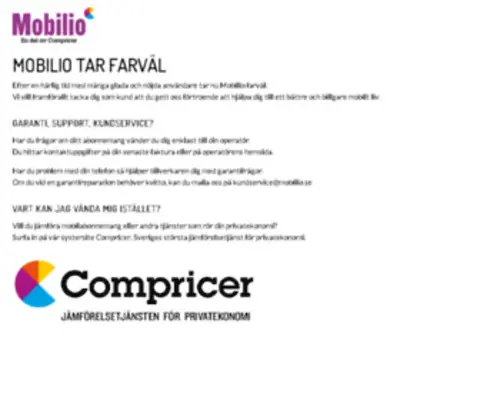 Mobilio.se(Mobilio) Screenshot