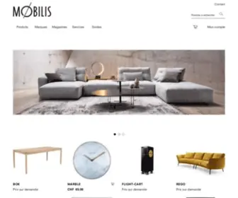 Mobilis.ch(Mobilier contemporain) Screenshot