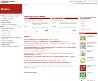 Mobilitat.net(Generalitat de Catalunya) Screenshot