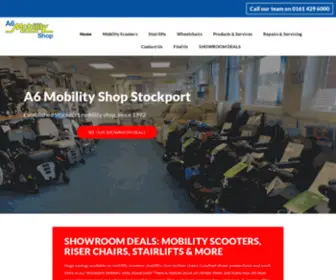 Mobility-Shop.co.uk(A6 Mobility Shop Stockport Mobility Scooters) Screenshot