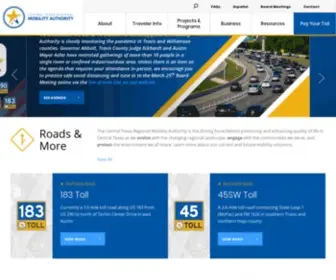 Mobilityauthority.com(The Central Texas Regional Mobility Authority) Screenshot