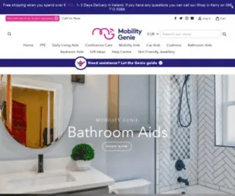 Mobilitygenie.ie(Mobility genie) Screenshot