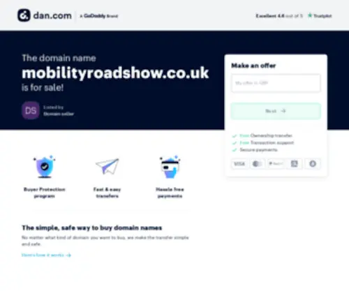 Mobilityroadshow.co.uk(Mobiliy) Screenshot
