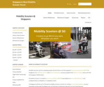 Mobilityscooters.sg(Mobility Scooters @ SG) Screenshot