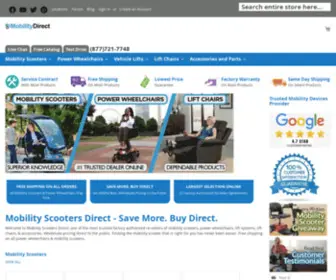 Mobilityscootersdirect.com(Mobility Scooters Direct) Screenshot