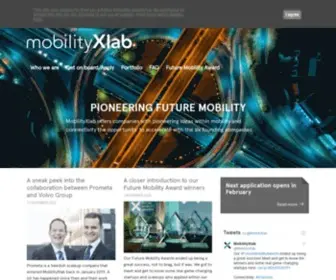 Mobilityxlab.com(We bring the future of mobility closer) Screenshot