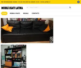 Mobiliusatilatina.it(Vendita di mobili usati a Latina) Screenshot