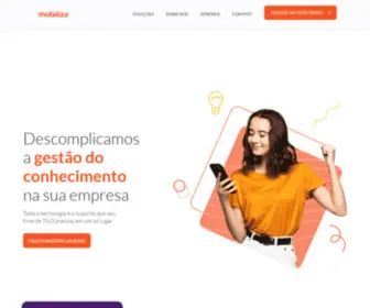 Mobiliza.com.br(Soluções em treinamentos online para empresas) Screenshot