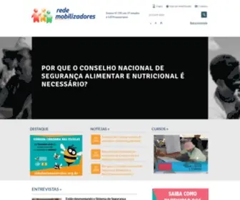Mobilizadores.org.br(Rede Mobilizadores) Screenshot