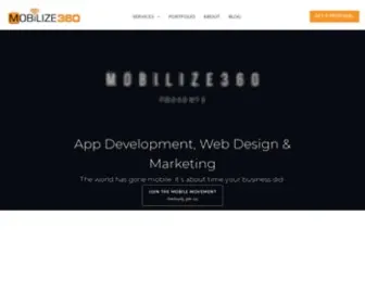 Mobilize360.com(MobilizePittsburgh's Web & Mobile App Development Agency) Screenshot