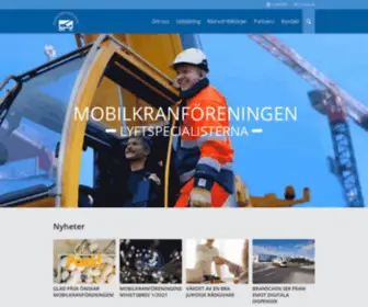 Mobilkranforeningen.se(Mobilkranföreningen) Screenshot