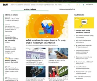 Mobilmania.sk(Živé.sk) Screenshot