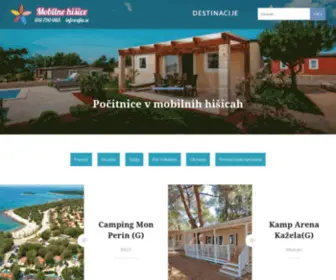 Mobilne-Hisice.si(Mobilne hišice) Screenshot