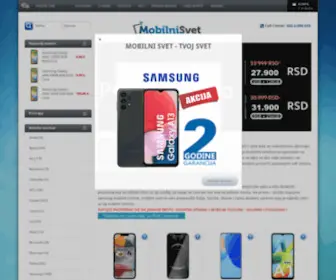 Mobilnisvet.net(Prodaja mobilnih telefona) Screenshot
