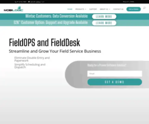 Mobilogic.net(Experts in solutions for field service organizations) Screenshot