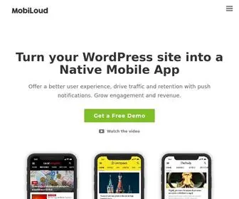 Mobiloud.com(Convert Your Site to Native Mobile Apps in Days with MobiLoud) Screenshot