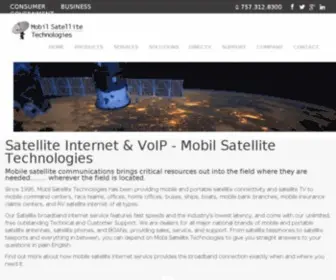 Mobilsat.com(Satellite Internet and VoIP Provider) Screenshot