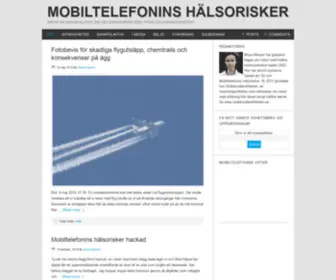 Mobiltelefoni.tv(Mobiltelefonins hälsorisker) Screenshot