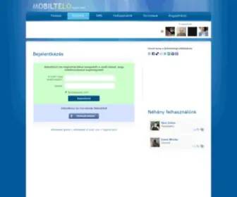 Mobiltelo.hu(Regisztrálj és küldj SMS) Screenshot