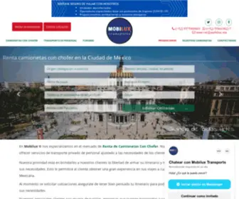 Mobilux.mx(Renta de Camionetas con Chofer) Screenshot