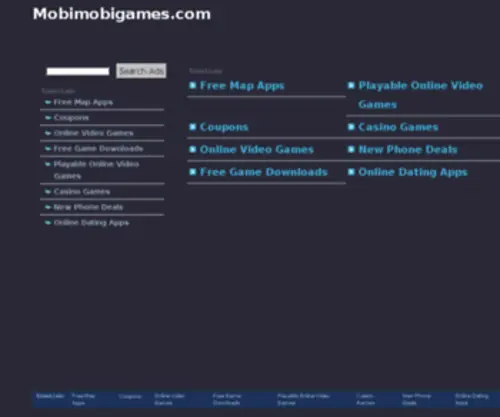 Mobimobigames.com(Mobimobigames) Screenshot