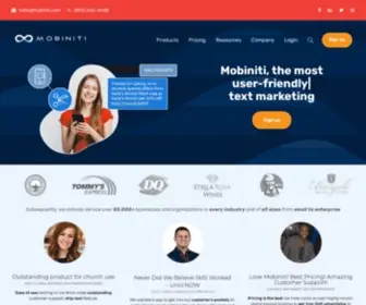 Mobiniti.com(The Simplest and Smartest Text) Screenshot