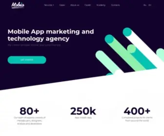 Mobioinc.com(Mobile User Acquisition Agency) Screenshot