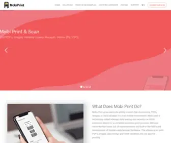 Mobiprintapp.com(Mobi Print utilizes Wi) Screenshot