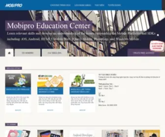 Mobipro.vn(Trung tâm đào tạo lập trình viên cho di động MobiPro) Screenshot