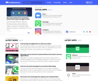 Mobirectory.com(Review directory of Apps & Games) Screenshot