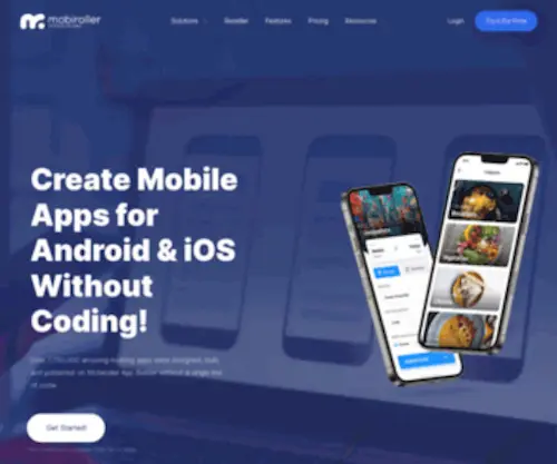 Mobiroller.com(Android & iOS App Maker) Screenshot
