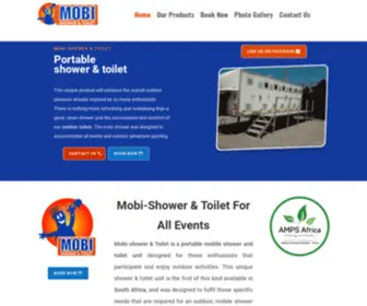 Mobishower.co.za(Mobi-shower & Toilet) Screenshot