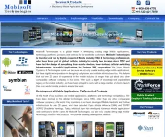 Mobisofttechnologies.com(Mobile Software Development) Screenshot