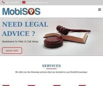 Mobisos.co.za(MobiSOS offers Emergency Medical Services & Legal Assistance) Screenshot